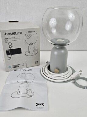 ÅSKMULLER 305.762.51/30576251 Table lamp, dimmable light gray, 9 "